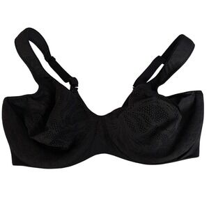 Bali Passion for Comfort Underwire Bra Black Lace Full Coverage DF4584 38D